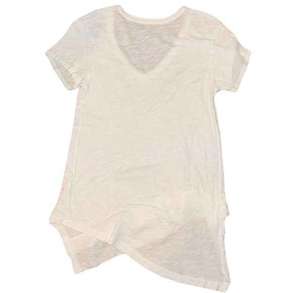 Anthropologie Left Of Center V Neck Ruffled Tee - Picture 4 of 8